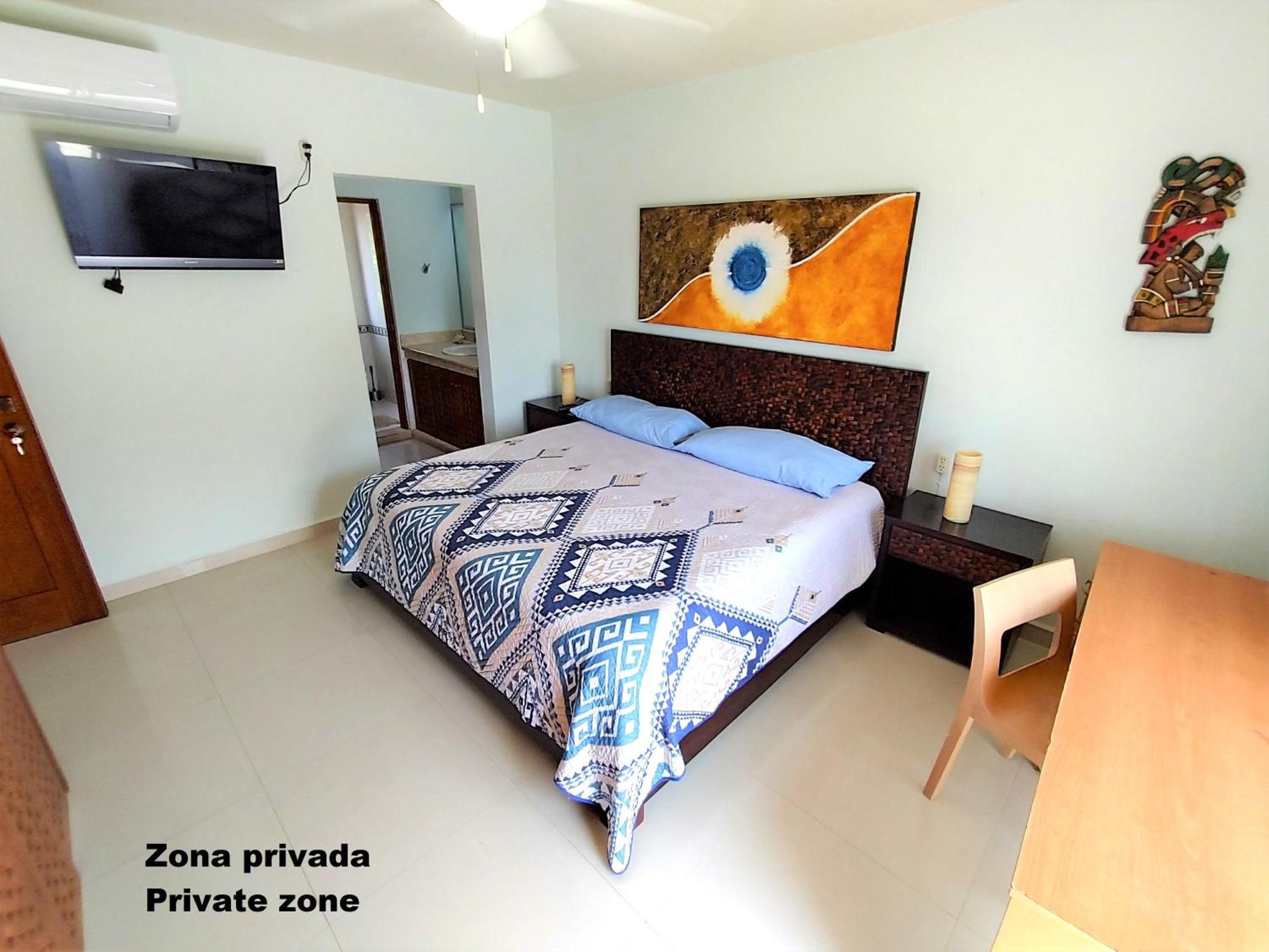 Private Rooms In A Hotel-Type Apartment - Super Located Puerto Aventuras Eksteriør billede